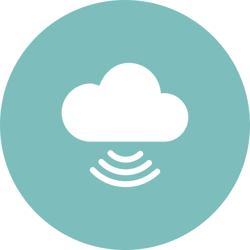 Cloud, cloud computing, signal, technology icon